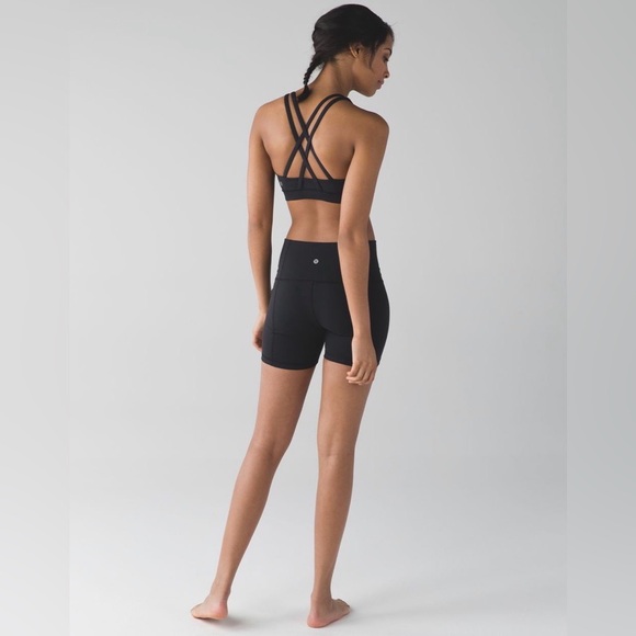 Lululemon Energy Bra “Grateful” detailing 
Black - Picture 3 of 9